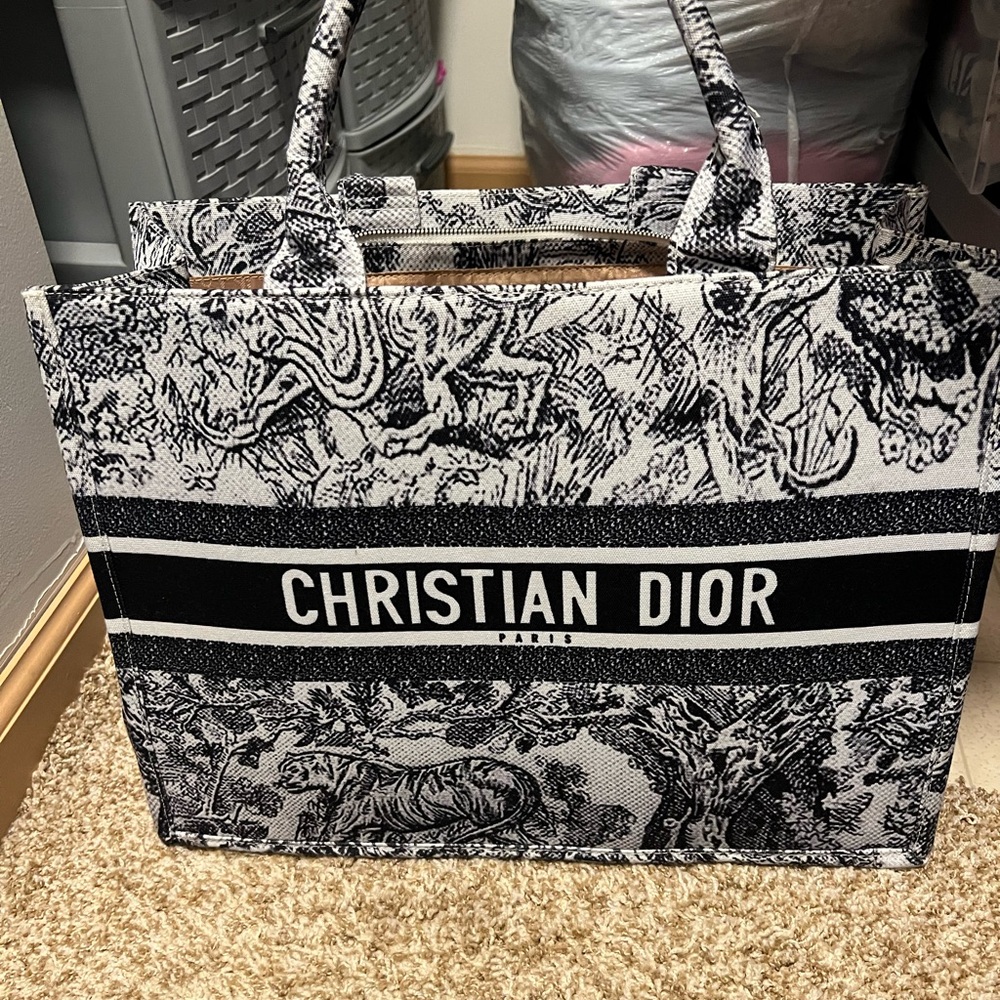 Black and White Tote Bag
